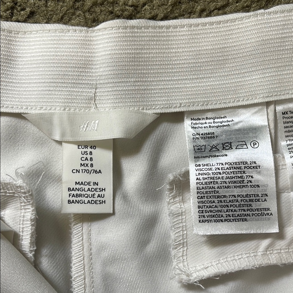 Classic White Pixie Cut Pants - image 4